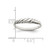 Sterling Silver Diamond-Cut Twisted Ring, 2 mm - View 2