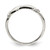 Sterling Silver Swirl Ring, 2 mm - View 2