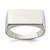 Sterling Silver 9 x 19 mm Closed Back Signet Ring