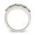 Sterling Silver Rhodium-Plated Cubic Zirconia 5-Stone Ring, 4 mm - View 2