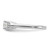 Sterling Silver Rhodium-Plated Three Cubic Zirconia Ring, 2 mm - View 4