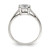 Sterling Silver Rhodium-Plated Cubic Zirconia Ring, 2 mm, Polished, Round - View 2