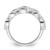 Sterling Silver Fancy Cubic Zirconia Cluster Ring - View 2