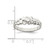 Sterling Silver Nugget Ring, 2 mm - View 3
