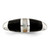 Sterling Silver Onyx & Mother of Pearl Ring, 3 mm - View 5