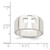 Sterling Silver Cross Cutout Ring, 3 mm - View 3