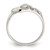 Sterling Silver Snake Ring, 2 mm - QR158 - View 2