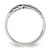 Sterling Silver Antiqued Knot Ring, 2 mm - View 2