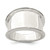 Sterling Silver 15 mm Tapered Ring