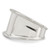Sterling Silver 15 mm Tapered Ring - View 4