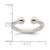 Sterling Silver Tube Ring, 6 mm - View 3