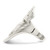 Sterling Silver Scroll Ring, 4 mm - View 4