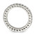 Sterling Silver Rhodium-Plated Cubic Zirconia Anniversary Band Ring, 3 mm - View 2