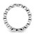 Sterling Silver Cubic Zirconia Band Ring, 4 mm - View 2