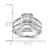 Sterling Silver Fancy Cubic Zirconia Ring, 4.3 mm - View 5