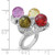 Sterling Silver Polished Multi-Color Cubic Zirconia Ring - View 5