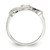 Sterling Silver Cubic Zirconia Ring, 1 mm - View 2