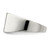 Sterling Silver 9 x 11 mm Solid Back Signet Ring - View 4
