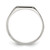 Sterling Silver Signet Ring, 8 mm - View 2