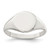 Sterling Silver Signet Ring, 2 mm - QR2426