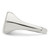 Sterling Silver 12 x 12 mm Closed Back Signet Ring - View 3