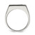 Sterling Silver Rhodium-Plated Men'S Cubic Zirconia & Onyx Ring, 5.2 mm - View 2