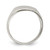 Sterling Silver Signet Ring, 2.5 mm - QR2471 - View 2