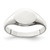 Sterling Silver Signet Ring, 2 mm - QR2472