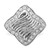 Sterling Silver Polished & Antiqued Cubic Zirconia Ring - View 4