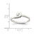 Sterling Silver Polished Swirl Ring, 2 mm - View 3
