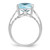 Sterling Silver Rhodium-Plated Sky Blue Topaz Ring, 2 mm - QR2955LSBT - View 2