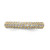 Sterling Silver Pavé Gold-Tone 61 Stone Cubic Zirconia Ring, 4 mm - View 4