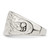 Sterling Silver Swirl Design Ring, 11 mm - View 4