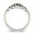 Sterling Silver Antiqued Ring, 2 mm - View 2