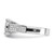 Sterling Silver Polished Micro Pavé Cubic Zirconia Center Circle Ring - View 4