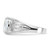 Sterling Silver Cushion Cubic Zirconia Ring - View 4