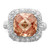 Sterling Silver Champagne & Clear Cubic Zirconia Ring, 3 mm - View 5