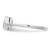 Sterling Silver Rhodium-Plated Garnet Ring, 1 mm - View 4