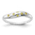 Sterling Silver Yellow Cubic Zirconia Ring