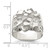 Sterling Silver Men'S Nugget Ring, 5 mm - QR4452 - View 3