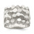 Sterling Silver Men'S Nugget Ring, 5 mm - QR4453
