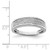 Sterling Silver Rhodium-Plated 0.243ct Diamond. Men'S Band Ring - View 4