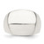Sterling Silver Polished Cigar-Band Ring, 3.25 mm - View 5
