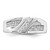 Sterling Silver Rhodium-Plated 0.324ct Diamond Men'S Ring - View 5