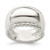 Sterling Silver Twisted Dome Ring, 13 mm