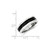 White Night Sterling Silver Rhodium-Plated Black 0.4ct Diamond Men'S Ring, 7.65 mm - View 5