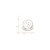 Sterling Silver Polished & Satin Cubic Zirconia Disc Ring - View 3