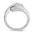 Sterling Silver Rhodium-Plated with Cubic Zirconia Ring - QR5998 - View 2