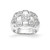 Sterling Silver Patterned Ring