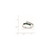 Sterling Silver Polished Cubic Zirconia & Green Glass Stone Ring - View 3